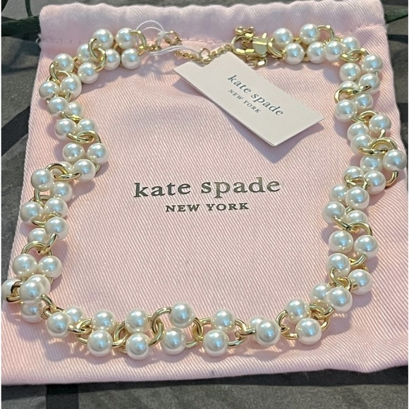 Kate Spade Authentic New York White Multi Nouveau Pearls Necklace - Picture 8 of 13